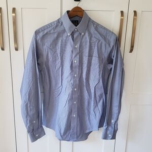 Jos. A. Bank Striped Blue Button-Down Shirt